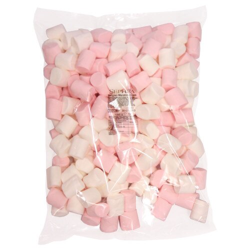 Sephra Pink and White Marshmallows - Halal - 1Kg Bag_0